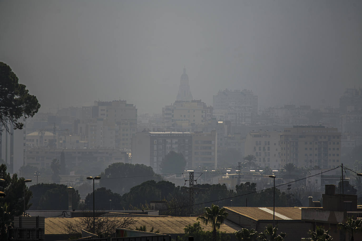 Fotos: Las imágenes de la contaminación en Murcia