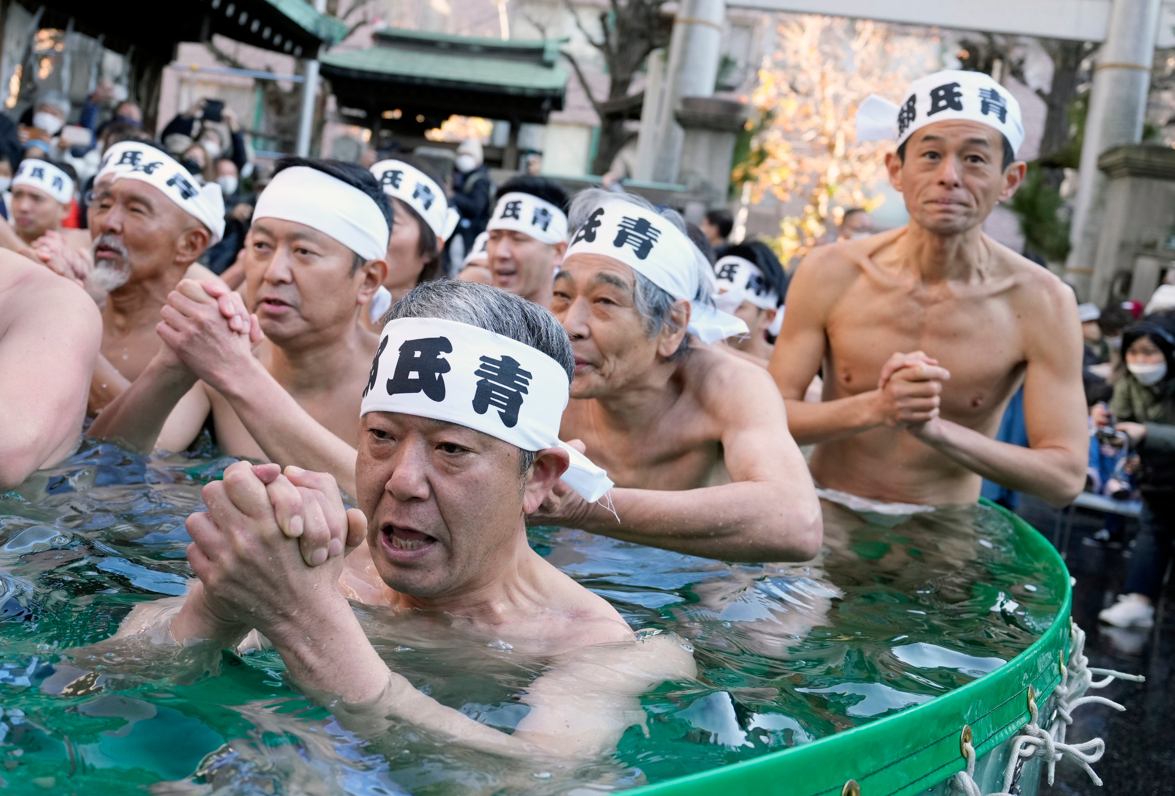 Fotos: Teppozu Inari, un baño congelado