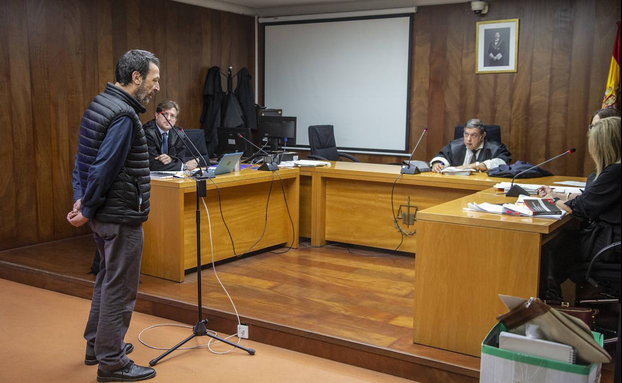 El condenado, el pasado mes de noviembre, durante el juicio.