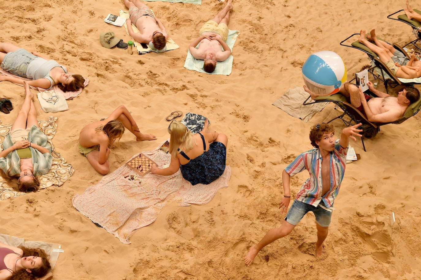 Fotos: Un día de playa en la ópera