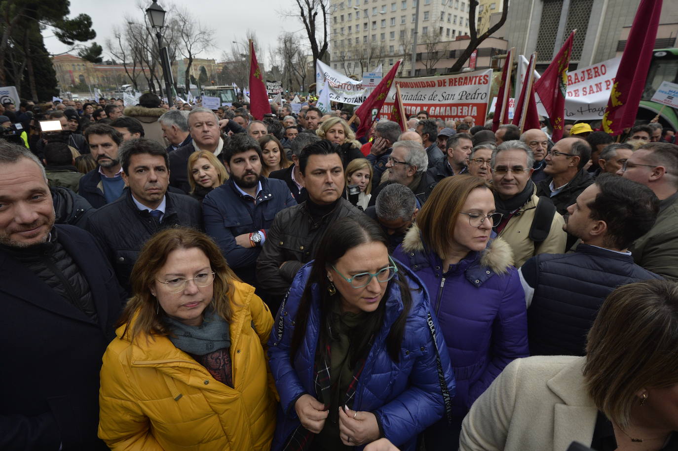 Fotos: La protesta contra el recorte del Trasvase Tajo-Segura, en imágenes