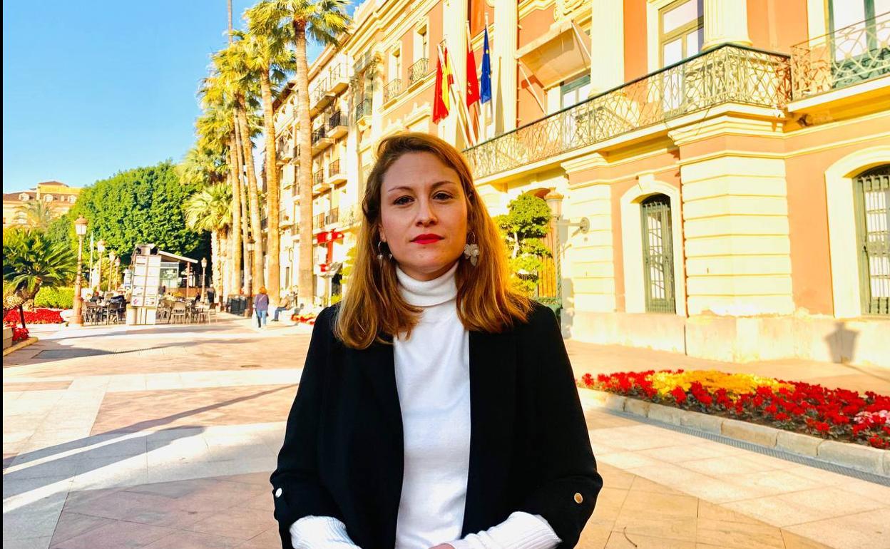 Elvira Medina, candidata a la alcaldía de Murcia por Podemos. 