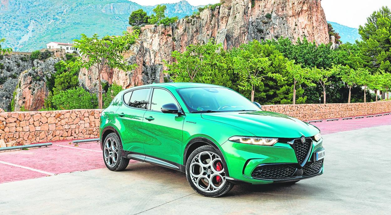 Vista frontal del Tonale. 