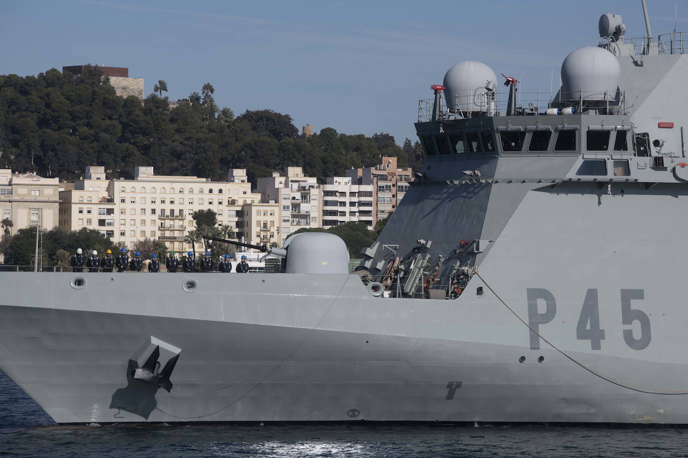 Fotos: La salida del buque Audaz en Cartagena, en imágenes