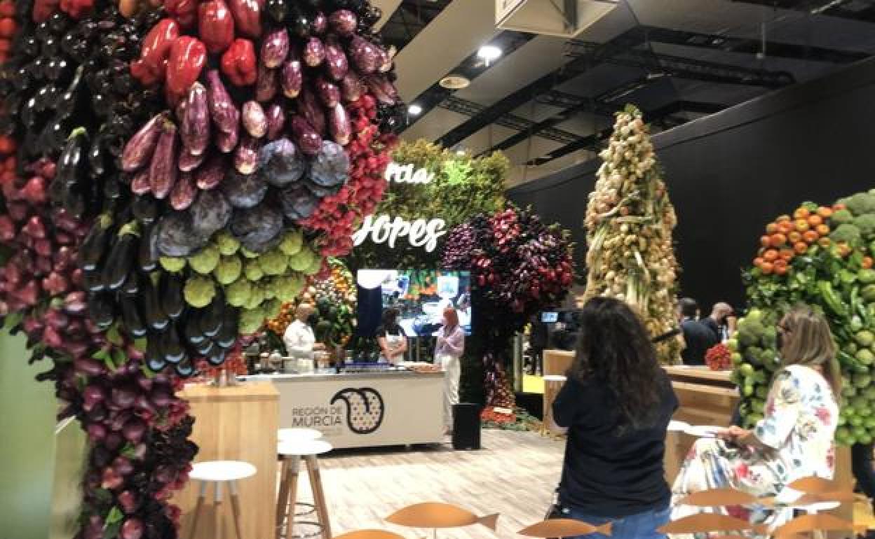 El espacio de la Región de Murcia en Madrid Fusión en 2021.