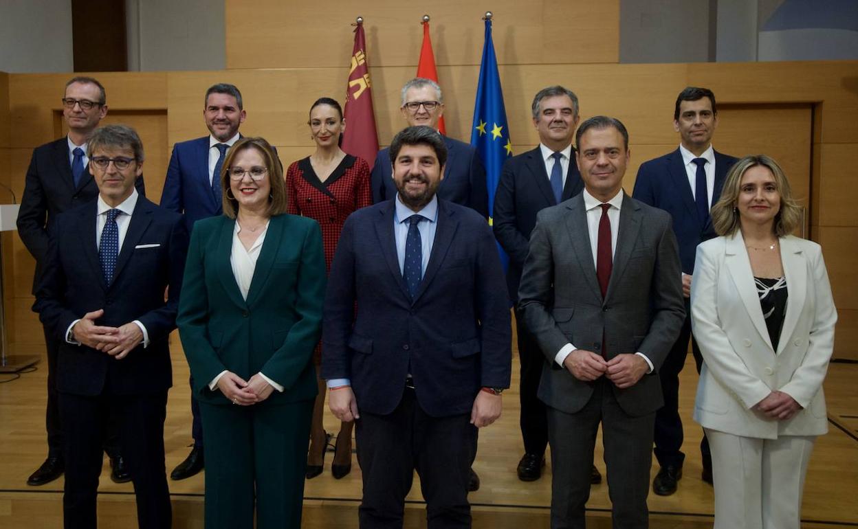 Composición actual del equipo de Gobierno de López Miras.