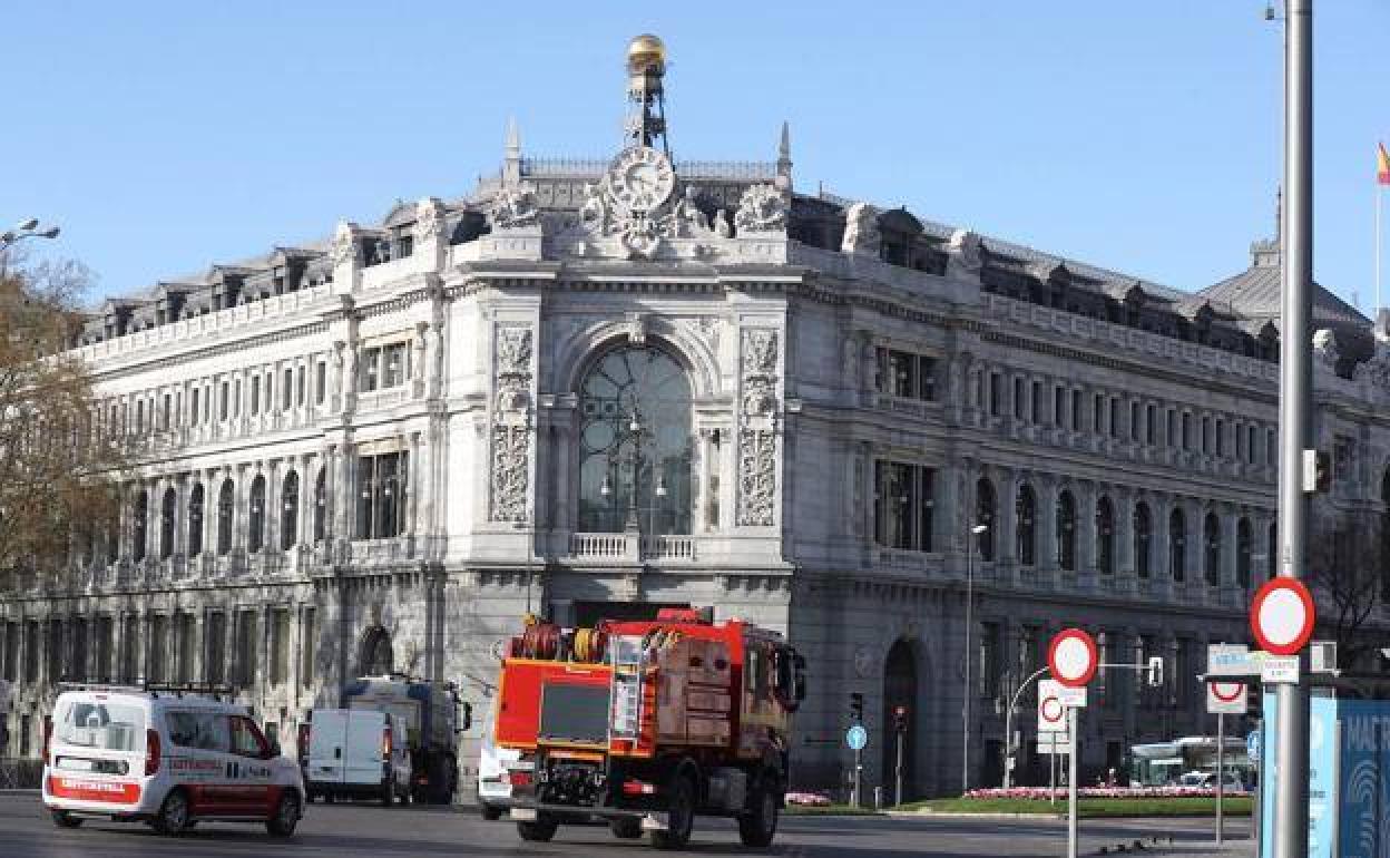 Fachada del Banco de España, en una imagen de archivo. 