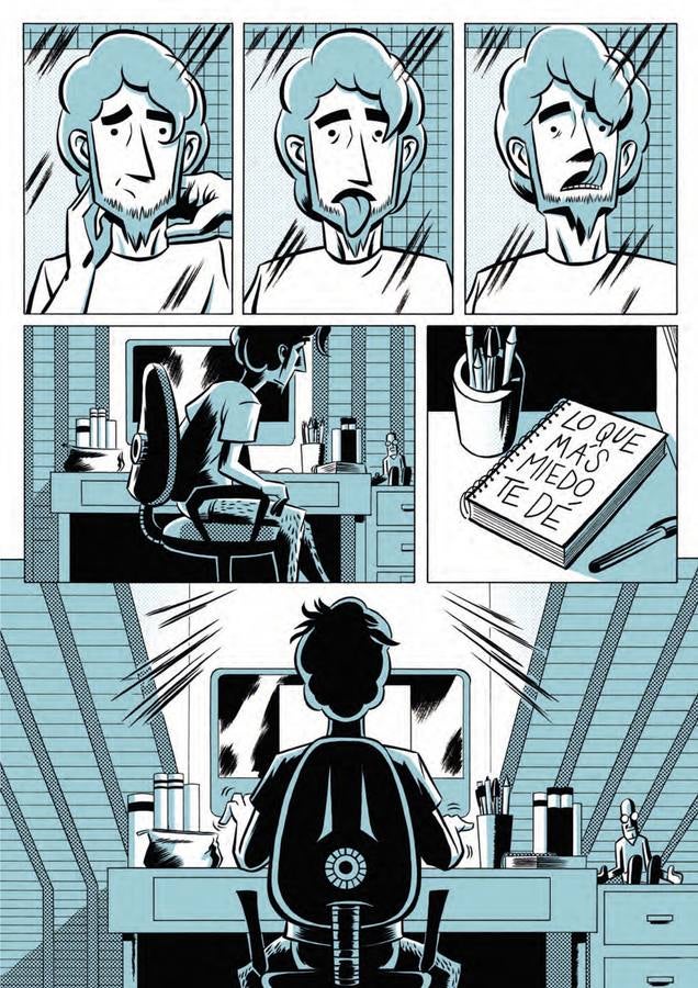 Fotos: Ilustraciones de Luis Armand en &#039;Lo que más miedo te dé&#039;, último tebeo del guionista Ángel Abellán