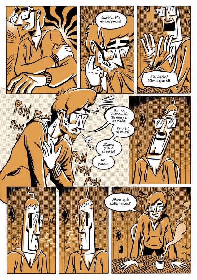 Fotos: Ilustraciones de Luis Armand en &#039;Lo que más miedo te dé&#039;, último tebeo del guionista Ángel Abellán