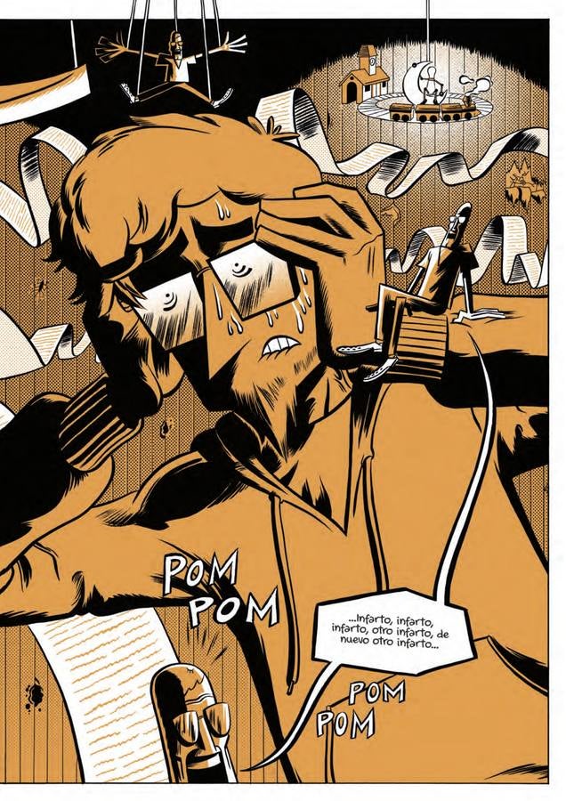 Fotos: Ilustraciones de Luis Armand en &#039;Lo que más miedo te dé&#039;, último tebeo del guionista Ángel Abellán