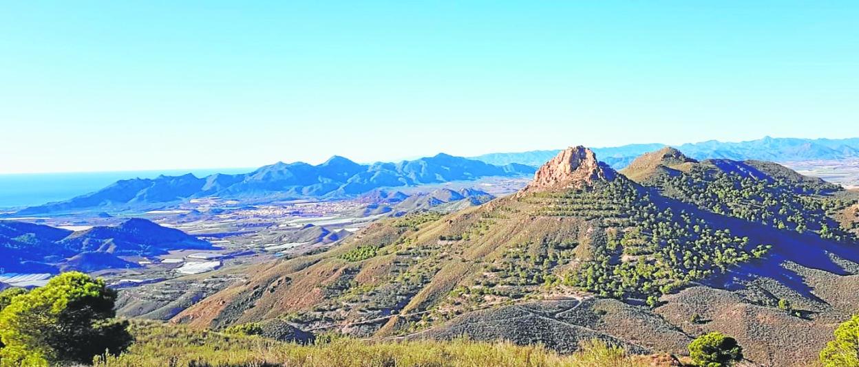 Vista panorámica de Mazarrón. 