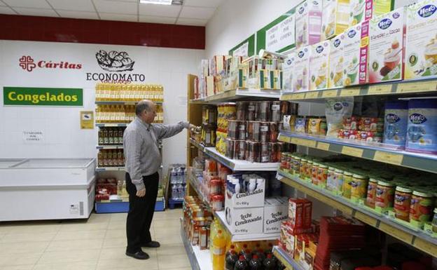 Imagen de archivo del Economato de Cáritas.