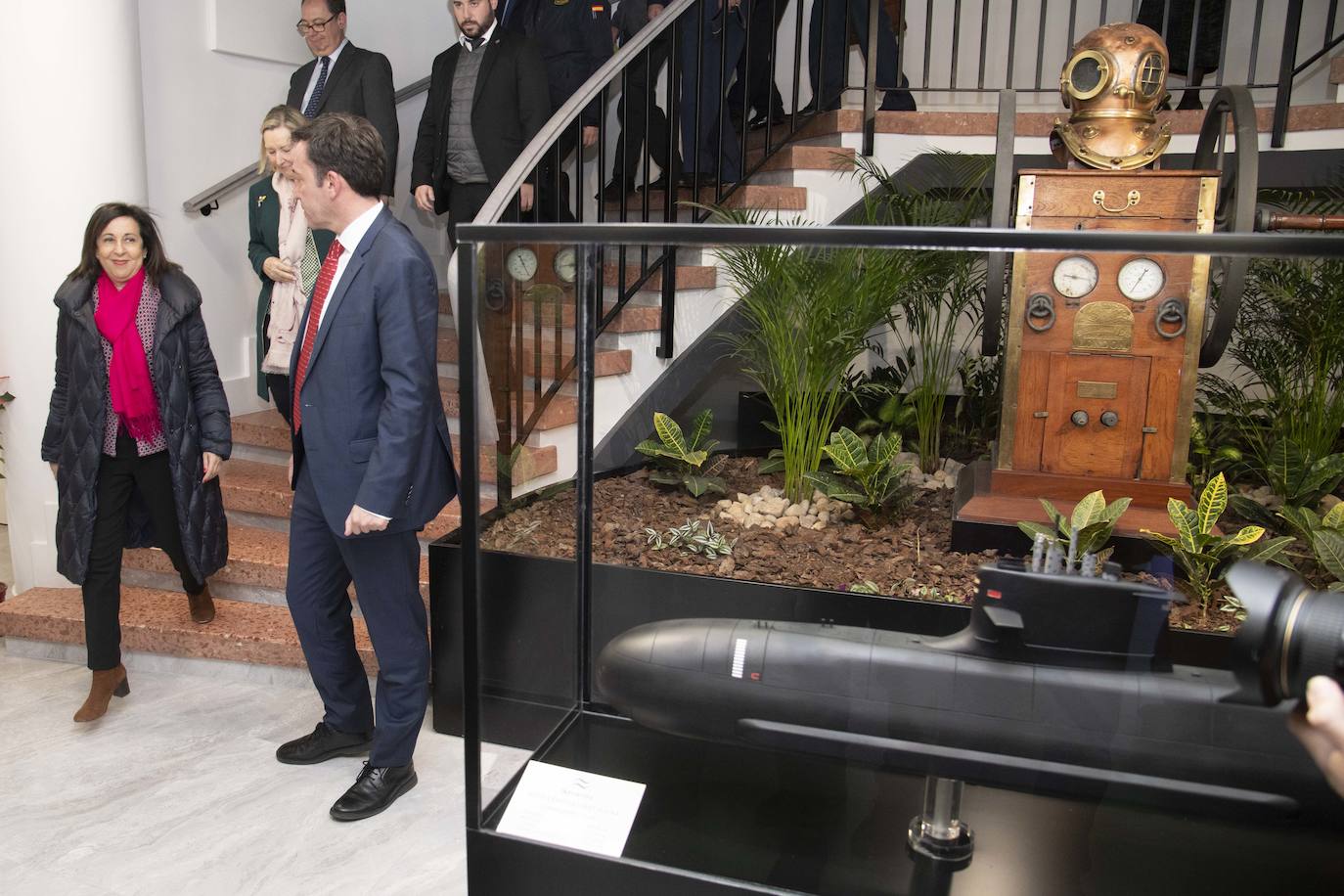 Fotos: La visita de la ministra Margarita Robles a Cartagena, en imágenes