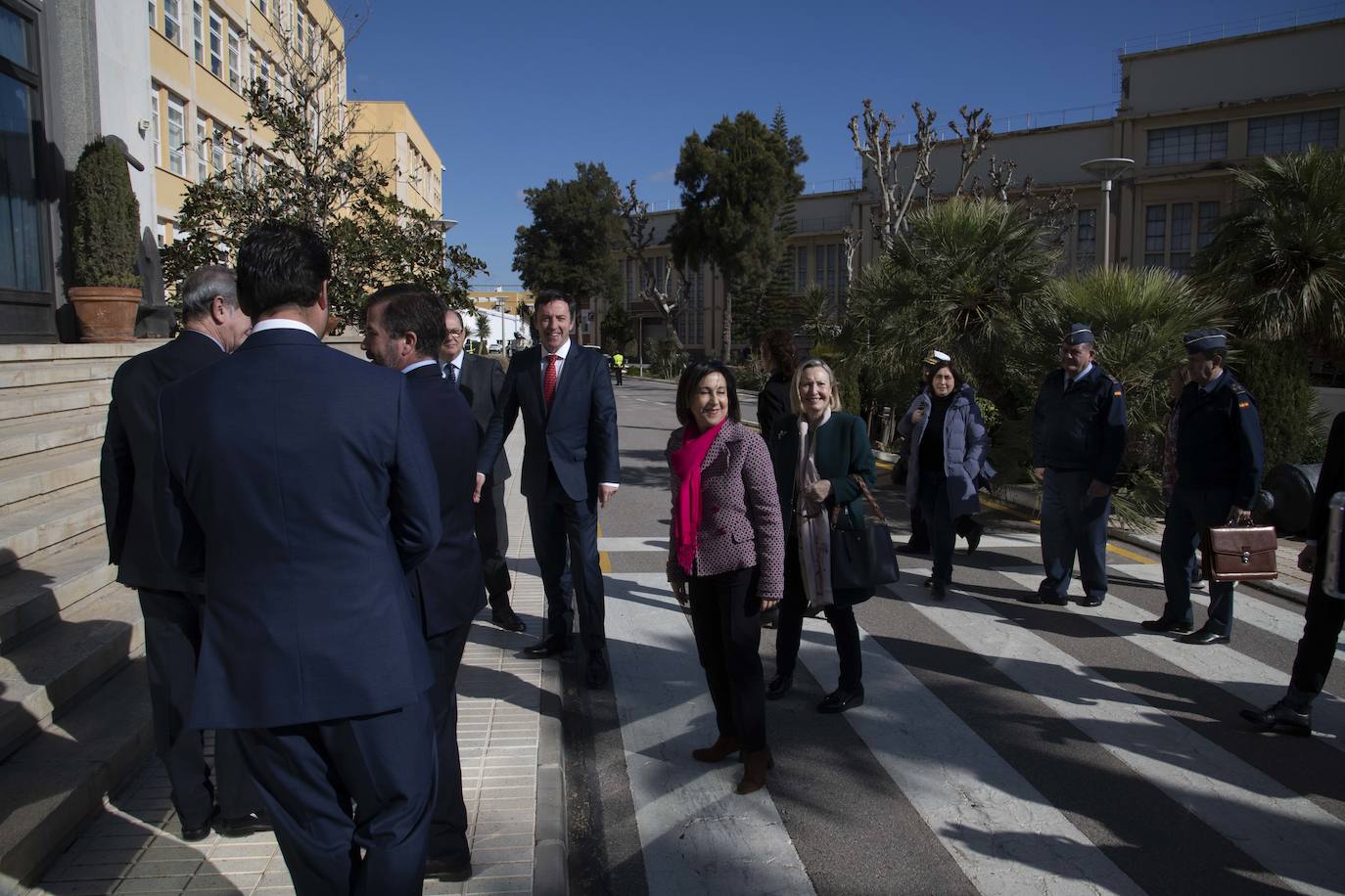 Fotos: La visita de la ministra Margarita Robles a Cartagena, en imágenes