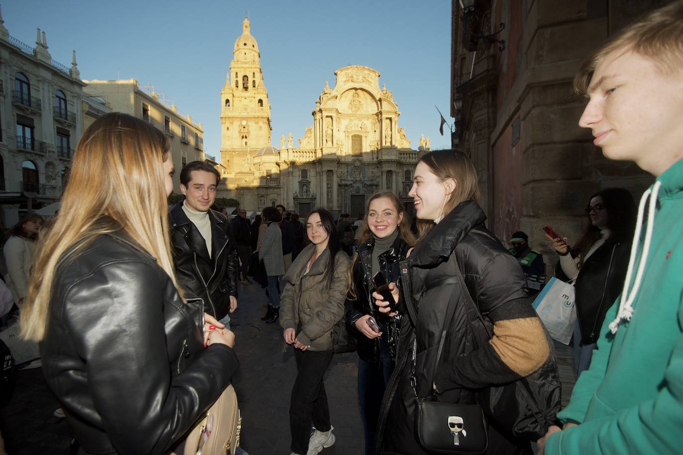Fotos: Los &#039;erasmus&#039; visitan el Consistorio, en imágenes