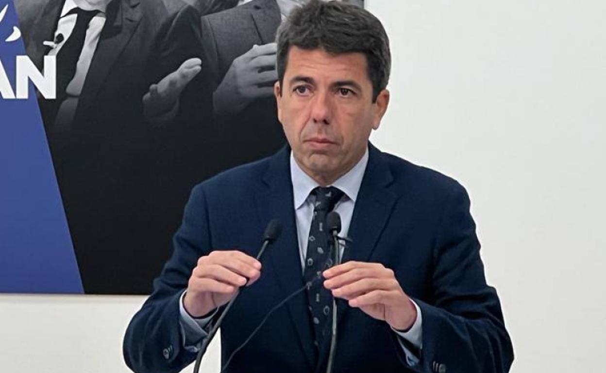 Carlos Mazón, presidente de la Diputación de Alicante. 