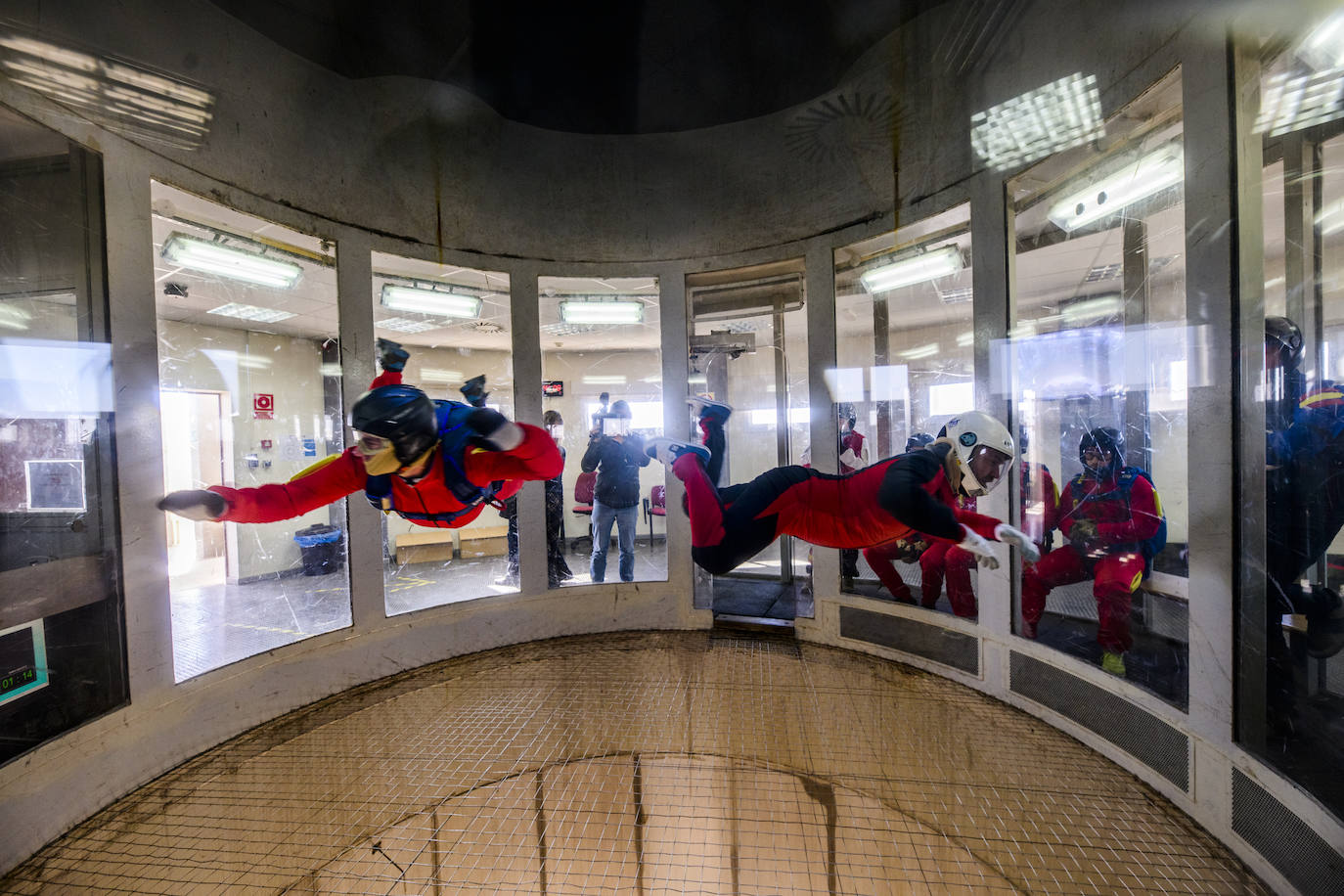 Fotos: La visita de la ministra Robles a la base aérea de Alcantarilla, en imágenes