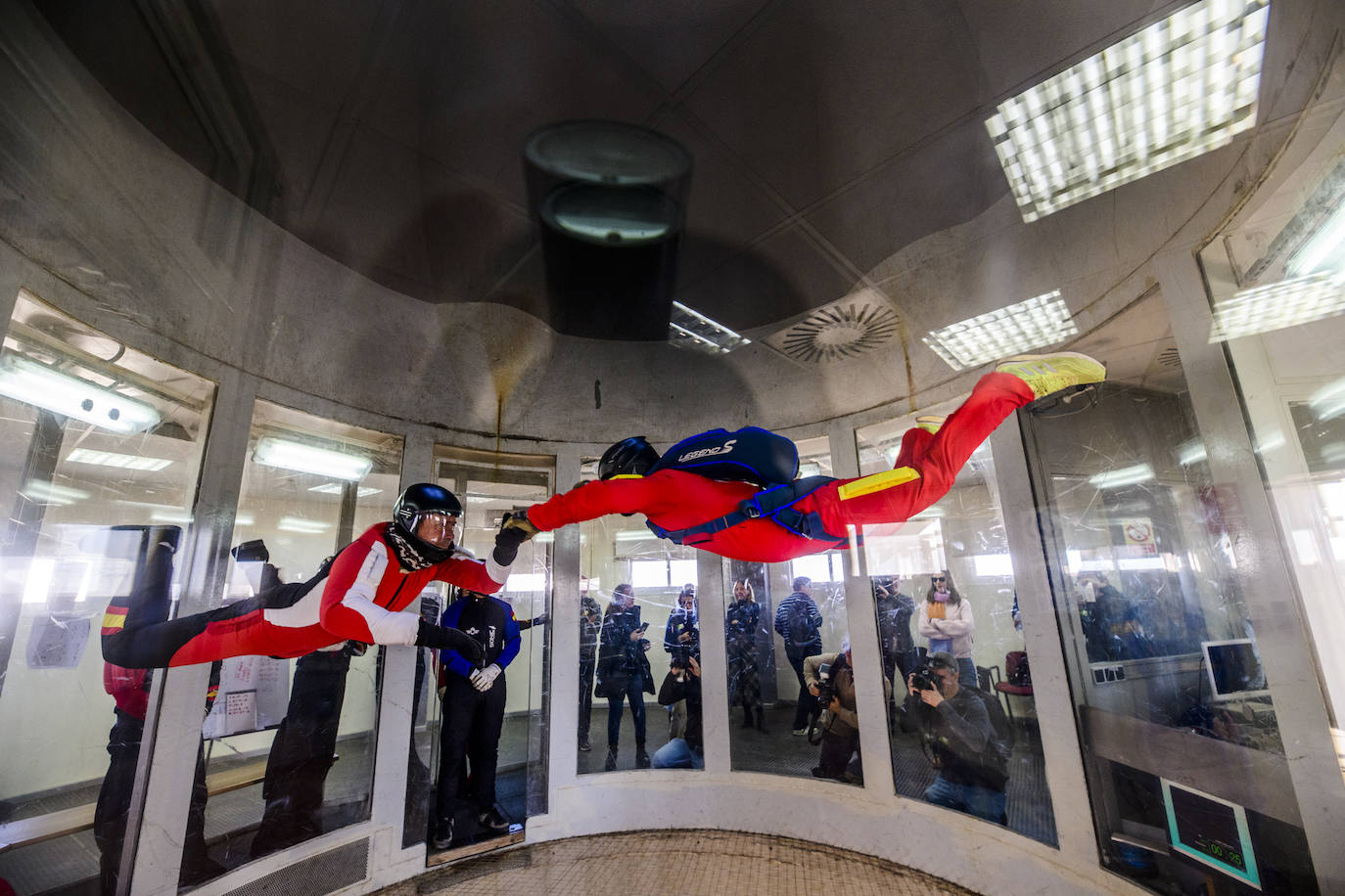 Fotos: La visita de la ministra Robles a la base aérea de Alcantarilla, en imágenes