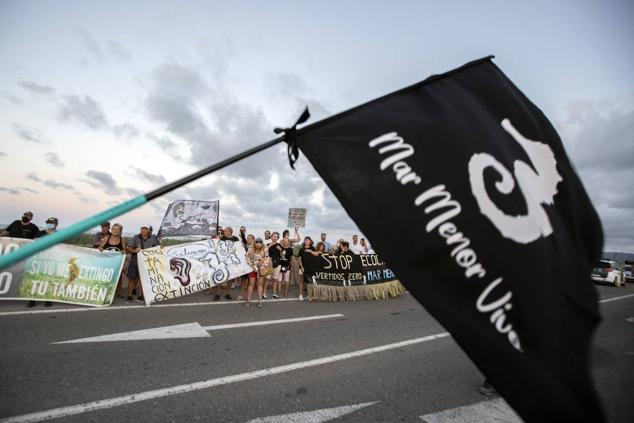 Protestas por el Mar Menor. 