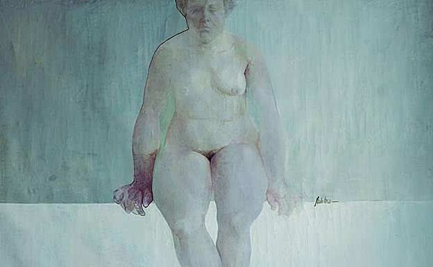 Uno de los desnudos, tanto femeninos como masculinos, que pueden contemplarse en la exposición 'Inédito'. Este es de 1969.