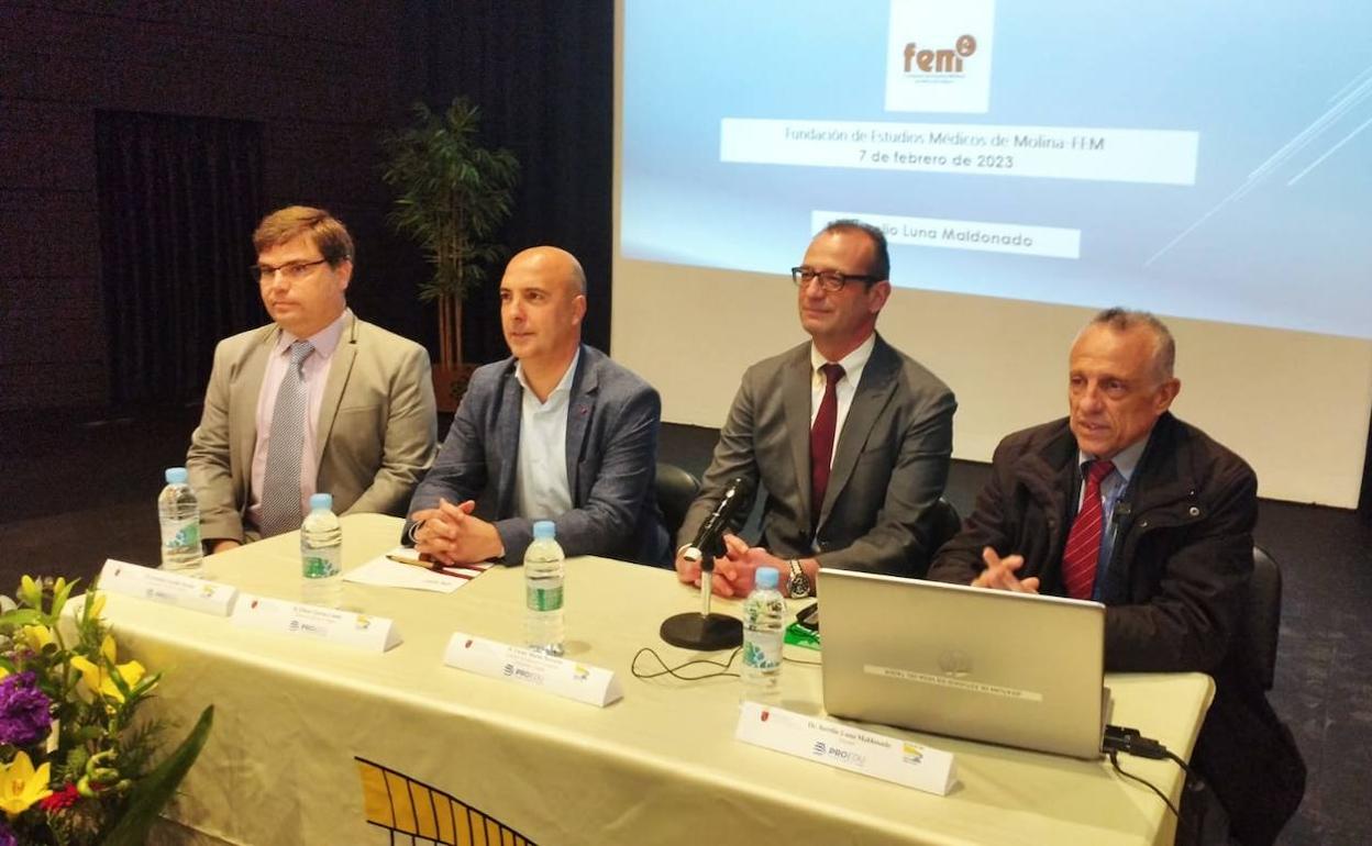 Reinauguración del salón de actos.