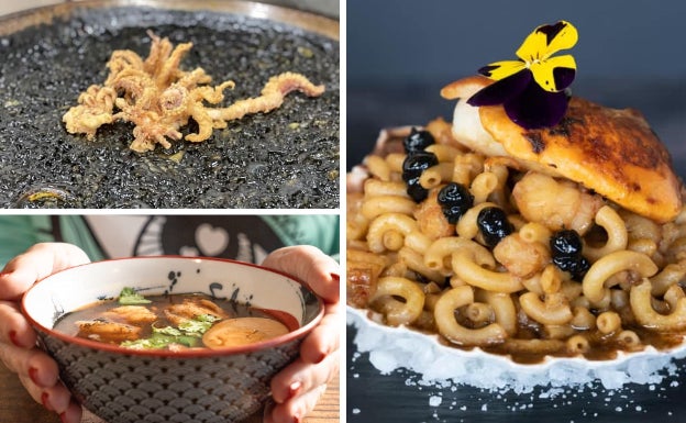 Platos del restaurante Costa Azul.