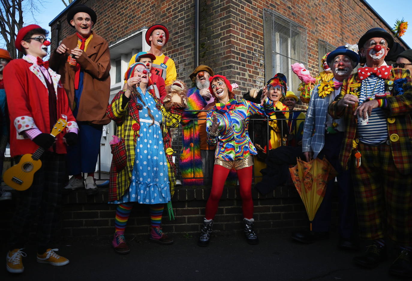 Fotos: Los payasos recuerdan a Joseph Grimaldi