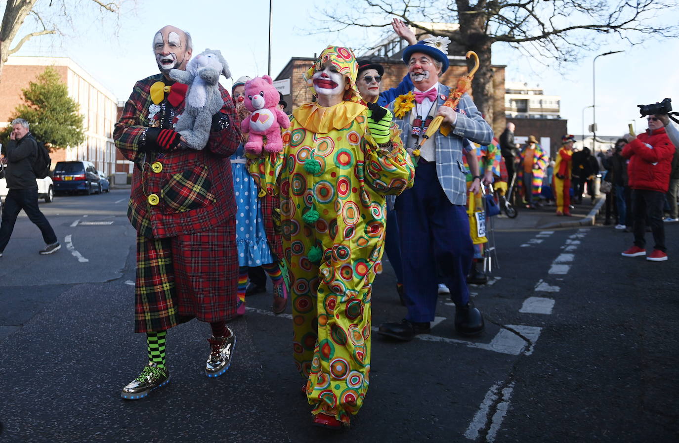Fotos: Los payasos recuerdan a Joseph Grimaldi