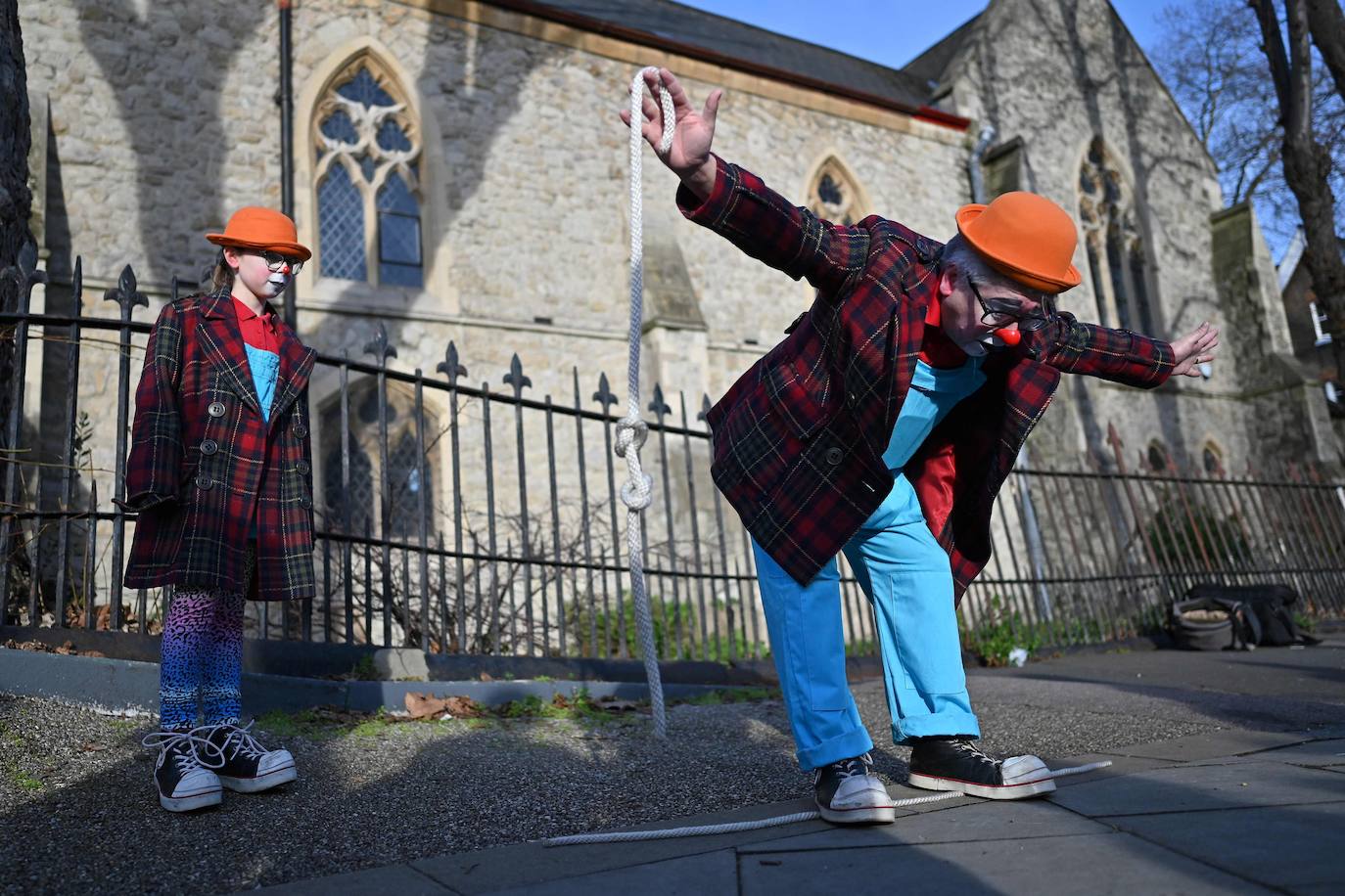 Fotos: Los payasos recuerdan a Joseph Grimaldi