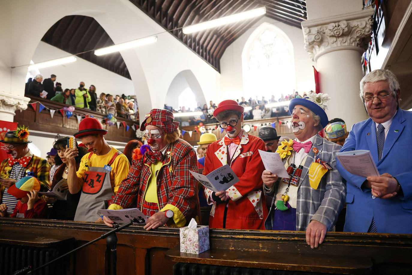 Fotos: Los payasos recuerdan a Joseph Grimaldi