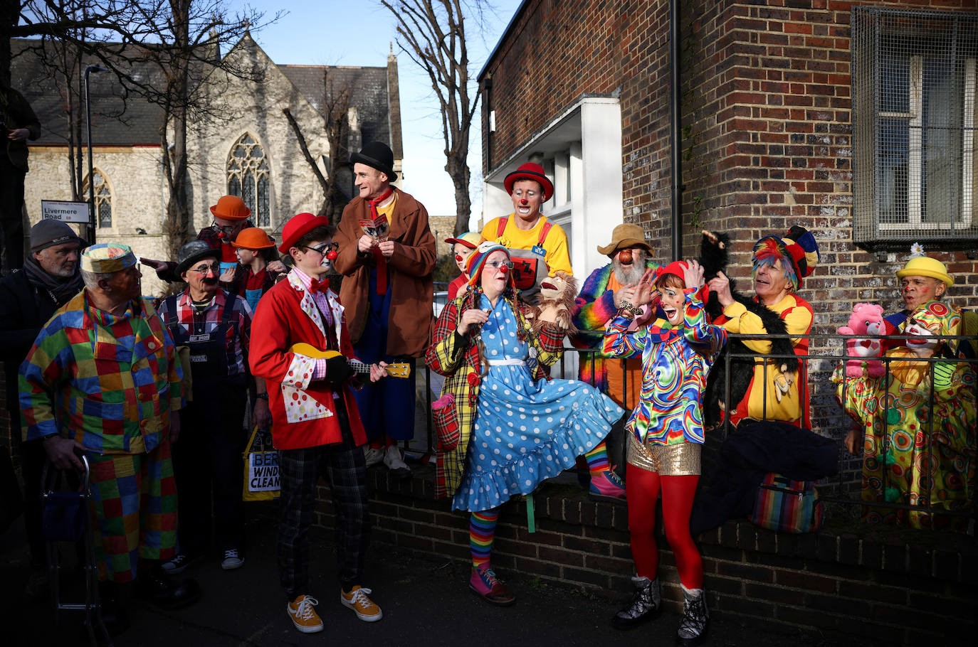 Fotos: Los payasos recuerdan a Joseph Grimaldi