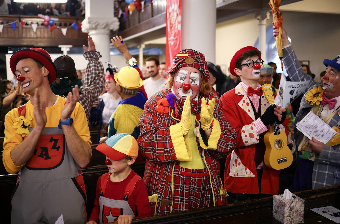 Fotos: Los payasos recuerdan a Joseph Grimaldi