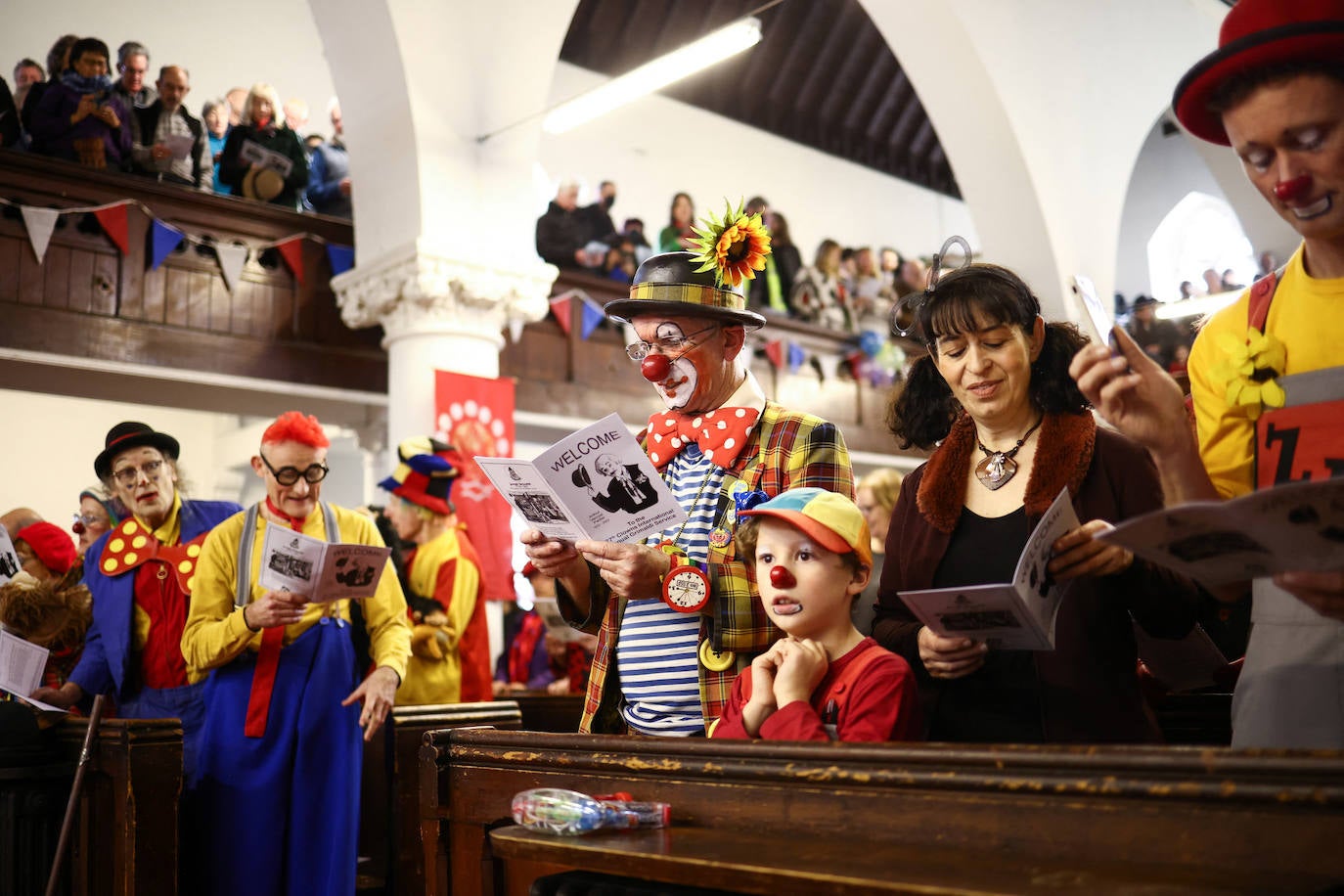 Fotos: Los payasos recuerdan a Joseph Grimaldi