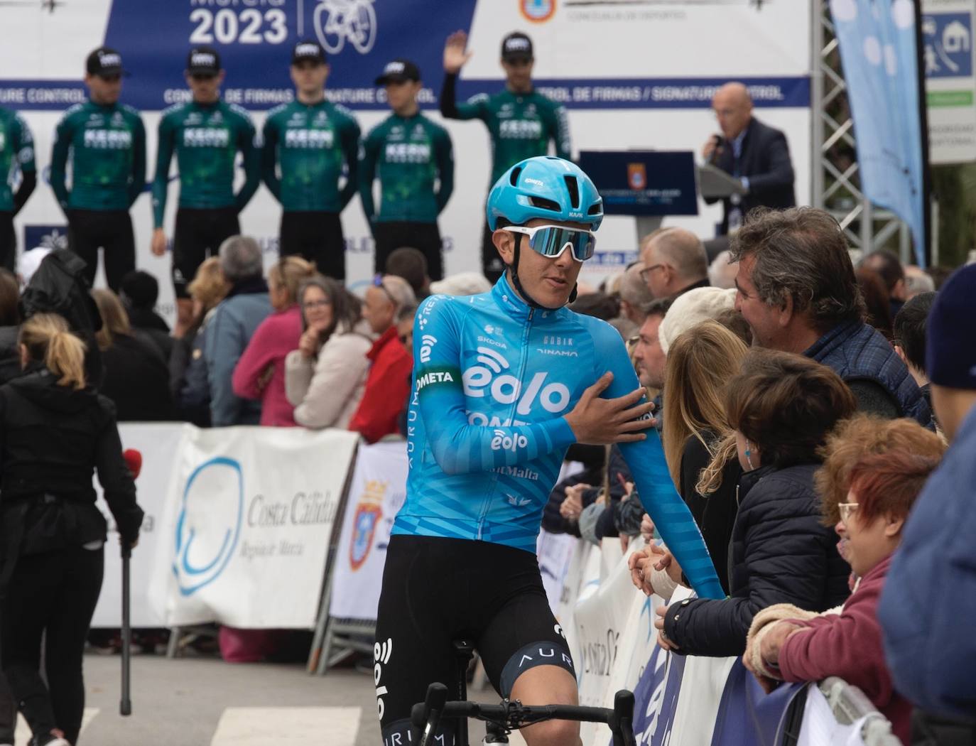 Fotos: Gotas de sudor, lluvia y barro en la Vuelta Ciclista a la Región de Murcia 2023