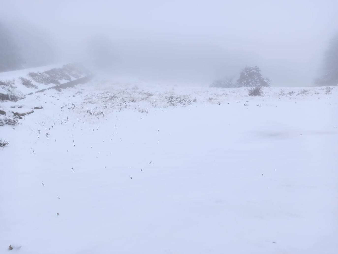 Fotos: Las cumbres de Sierra Espuña se tiñen de blanco por la nieve