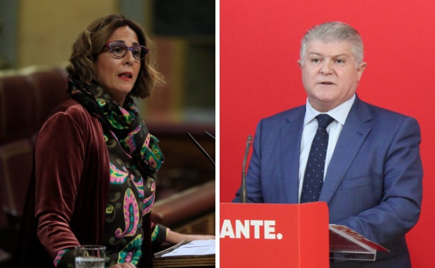 La diputada popular Isabel Borrego y el delegado del Gobierno, José Vélez. 