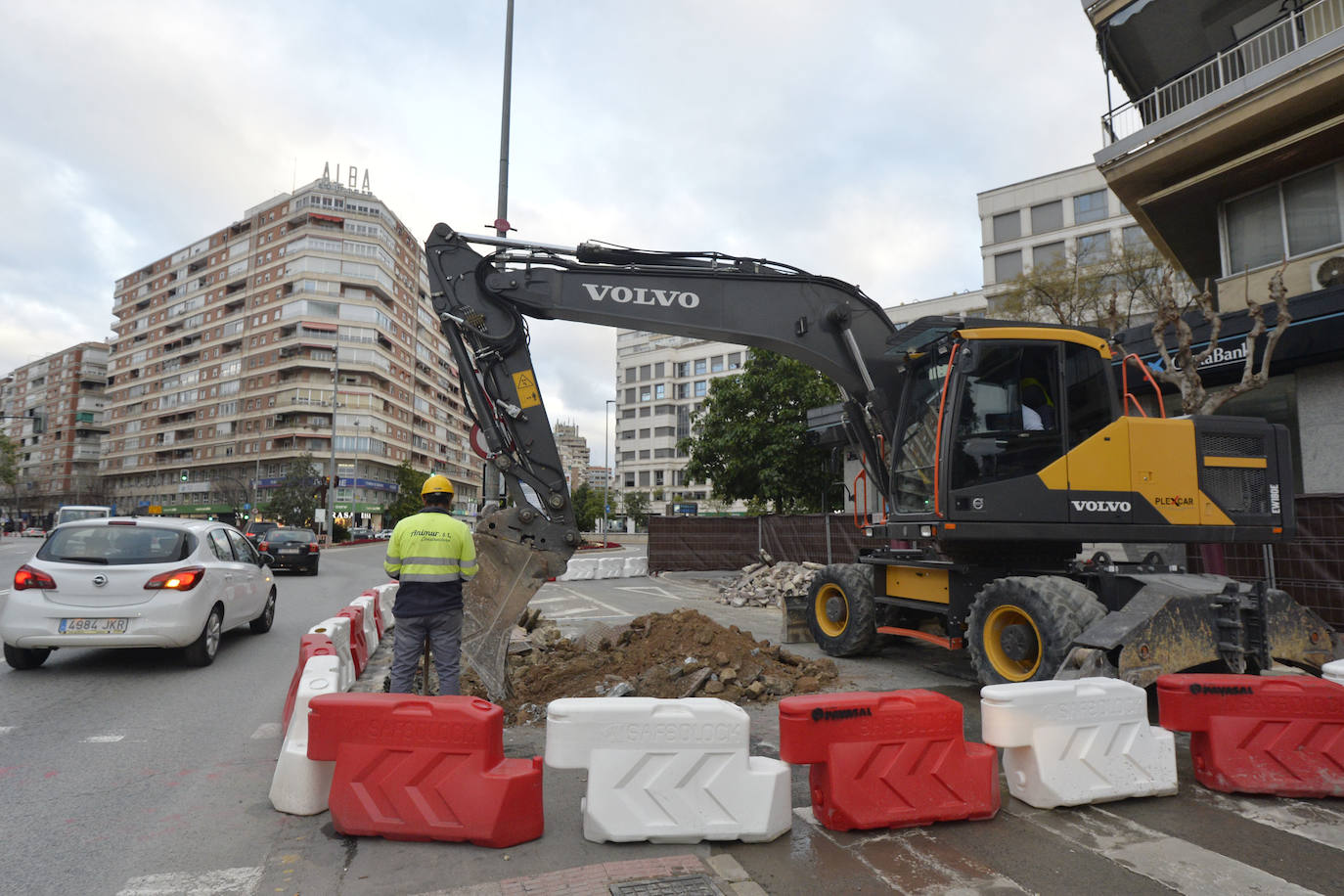 Fotos: Avanzan las obras del plan de movilidad de Murcia