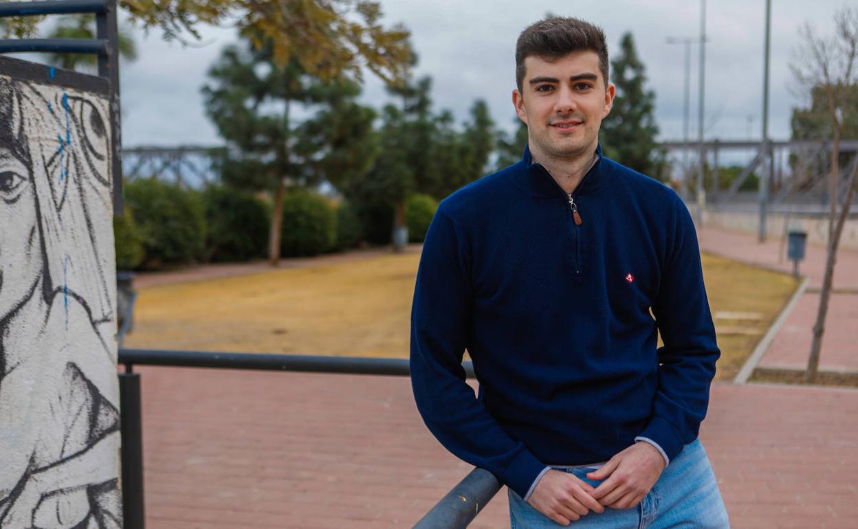 Juan Carlos Romera Pallarés, este miércoles, en Lorca. 