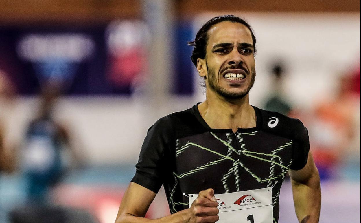 Moha Katir, durante una carrera. 