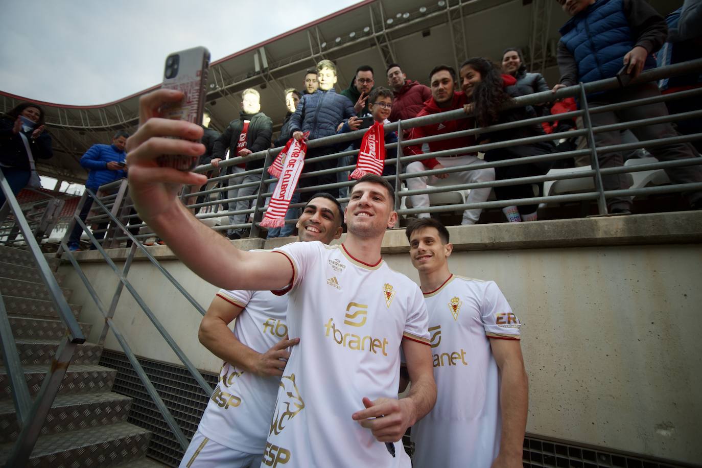 Fotos: Dani Romera, Alfon y Toril, nuevos jugadores del Real Murcia