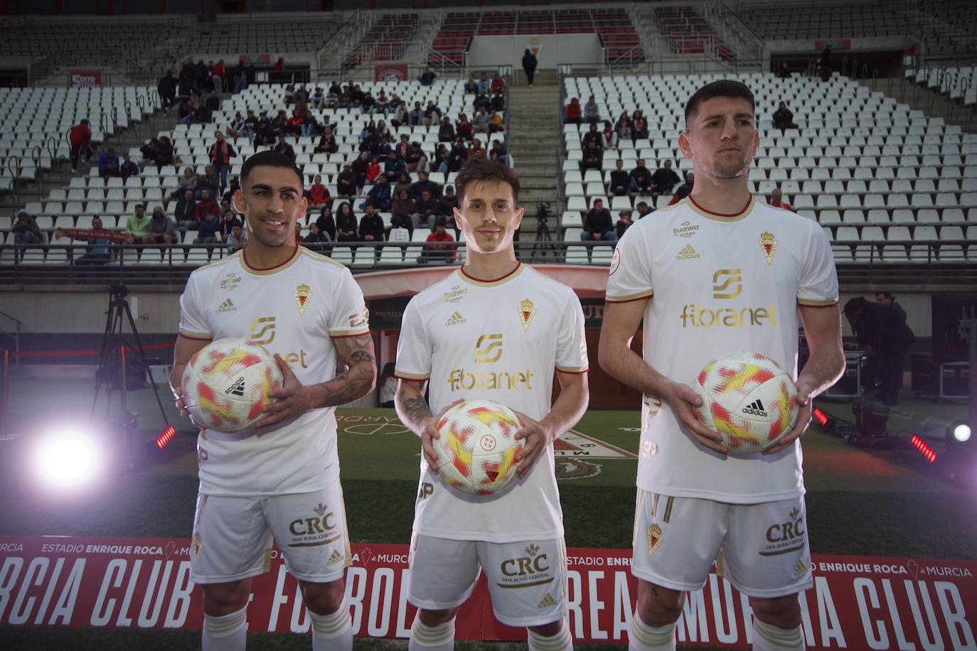 Fotos: Dani Romera, Alfon y Toril, nuevos jugadores del Real Murcia