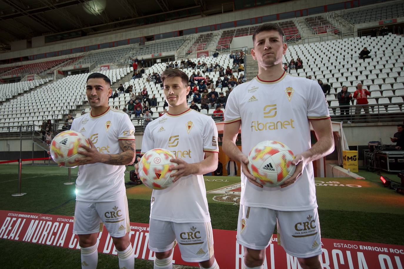 Fotos: Dani Romera, Alfon y Toril, nuevos jugadores del Real Murcia