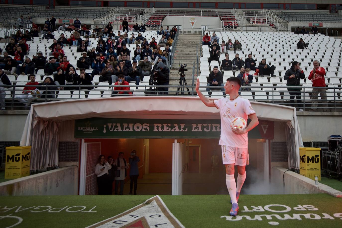 Fotos: Dani Romera, Alfon y Toril, nuevos jugadores del Real Murcia