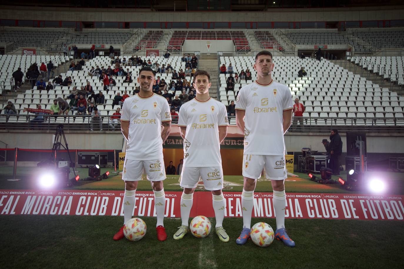Fotos: Dani Romera, Alfon y Toril, nuevos jugadores del Real Murcia
