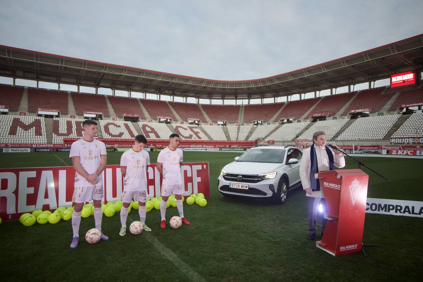 Fotos: Dani Romera, Alfon y Toril, nuevos jugadores del Real Murcia