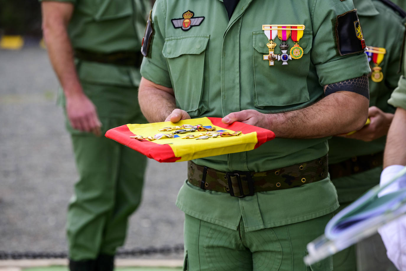 Fotos: Acto del Regimiento &#039;Zaragoza&#039; nº 5 de paracaidistas, en imágenes