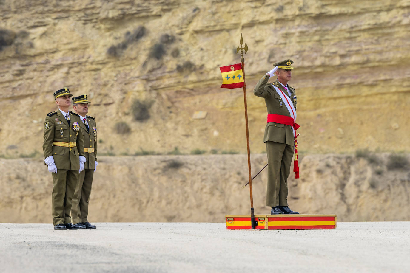 Fotos: Acto del Regimiento &#039;Zaragoza&#039; nº 5 de paracaidistas, en imágenes