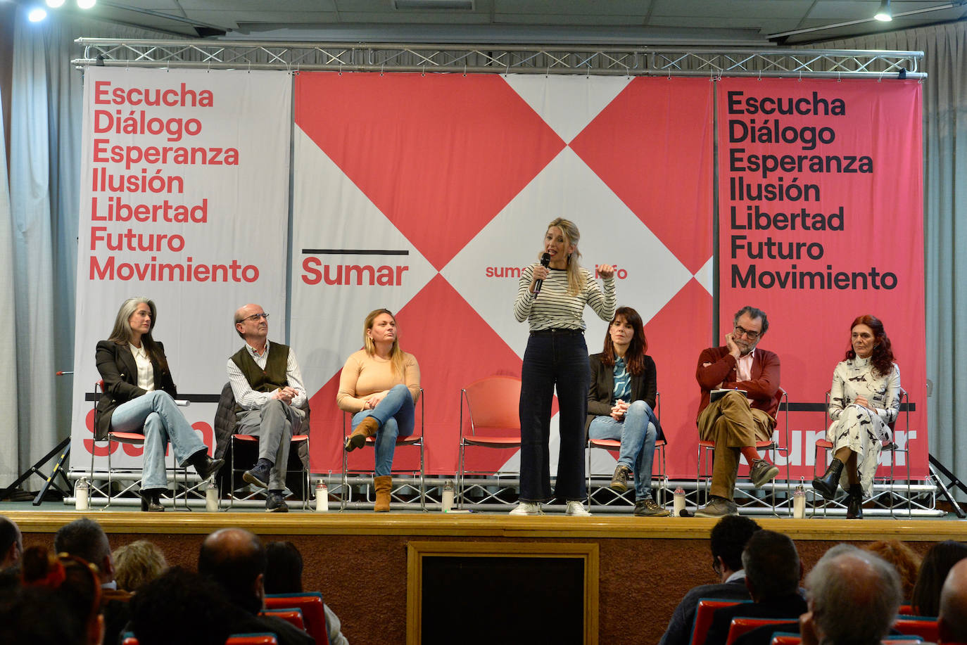 Fotos: Yolanda Díaz presenta Sumar en Murcia