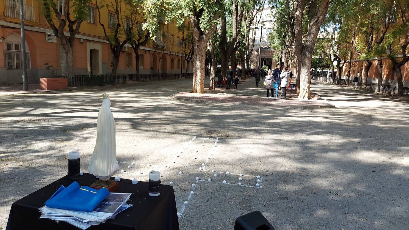 Fotos: Manifestación de ucranianos en Murcia en el primer aniversario de la invasión