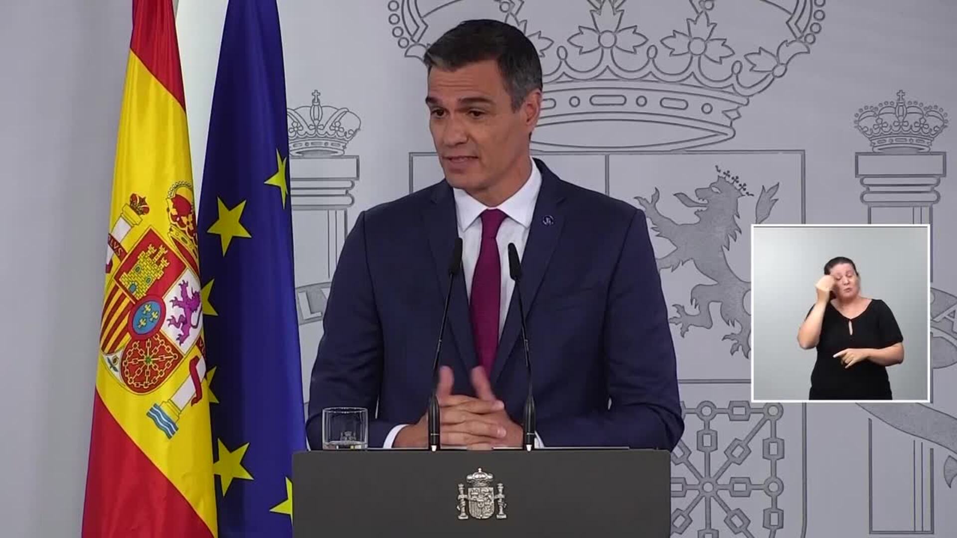 Sánchez deja caer que Rubiales debería dimitir